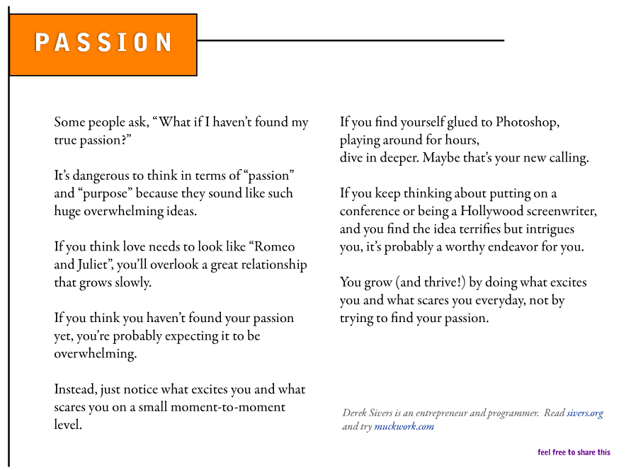 Passion_Derek Sivers Small Passion_Derek Sivers Small