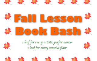 Fall Lesson Book Bash Punch Card