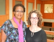 Dorla and I. Check out her stellar website by clicking on the picture!
