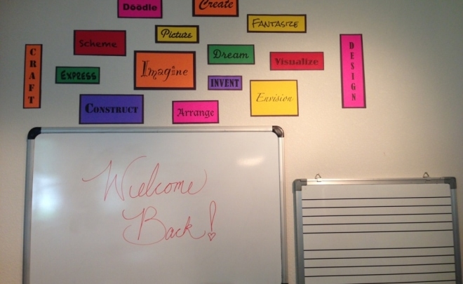 Does This Studio Decor Brighten Your Day?